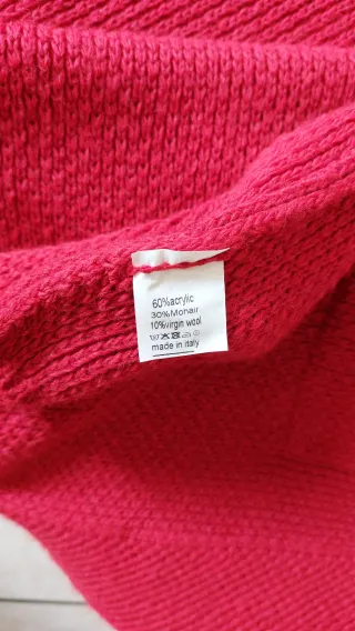 Cappottino Vestgiò lana rosso taglia unica