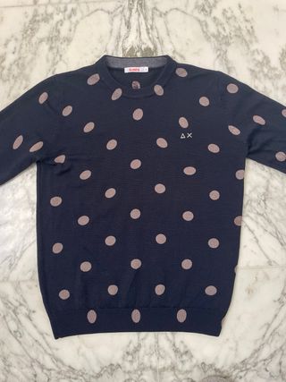 Maglia SUN68 6 anni 100% lana pois