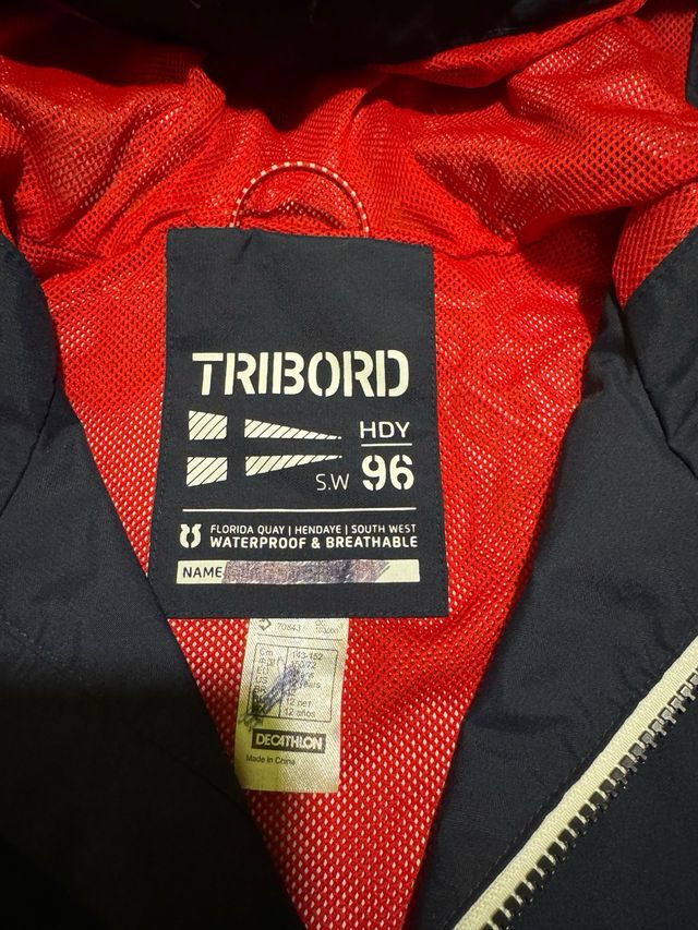 Cortavientos TRIBORD azul 12 años