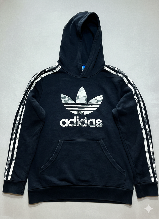 Sudadera Adidas Negra con Camuflaje