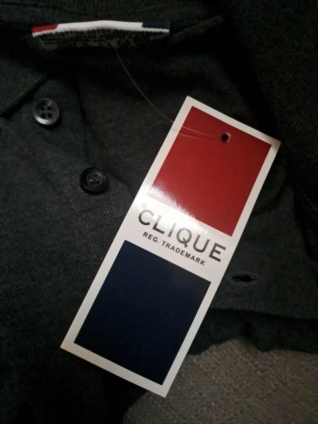 Polo uomo lavoro Clique grigio scuro