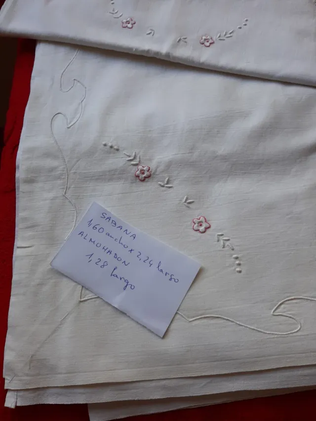 Juego de sábanas y funda almohada