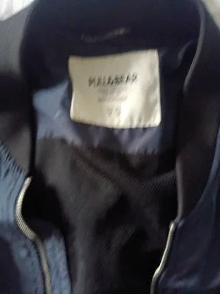 Cazadora ans Bear azul talla M hombre