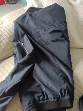 Cazadora ans Bear azul talla M hombre