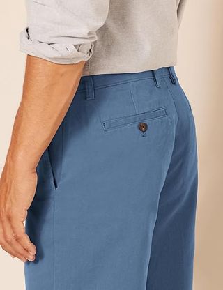 Pantalones Cortos Chinos Clásicos Azul