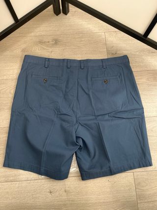 Pantalones Cortos Chinos Clásicos Azul