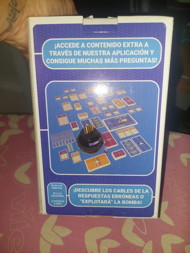 Juego Boom TV Bomba Preguntas Cables