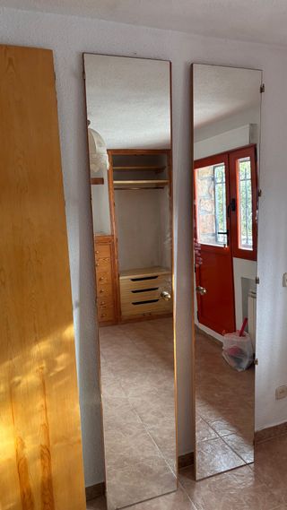 4 Puertas Armario con Espejo 210cm