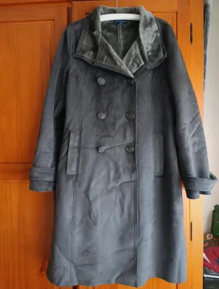 Abrigo Adolfo Domínguez T42 Gris