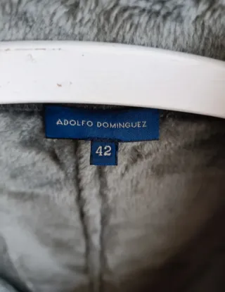 Abrigo Adolfo Domínguez T42 Gris