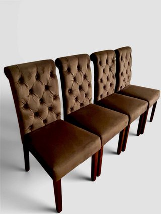 Lote 6 Sillas Terciopelo Maison Du Mode por 260€