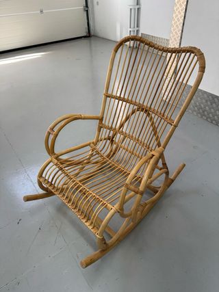 Mecedora de mimbre maisons du monde