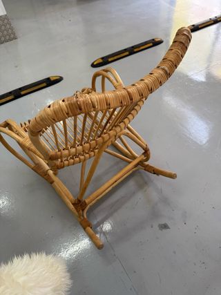 Mecedora de mimbre maisons du monde