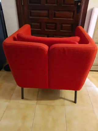 Sillón EKERO Ikea Rojo