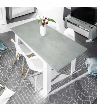 Mesa Comedor Kendra Extensible. Cemento