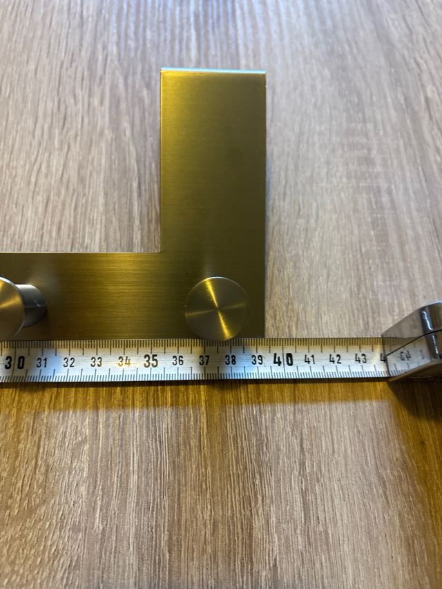 Appendiabiti in metallo con 5 ganci