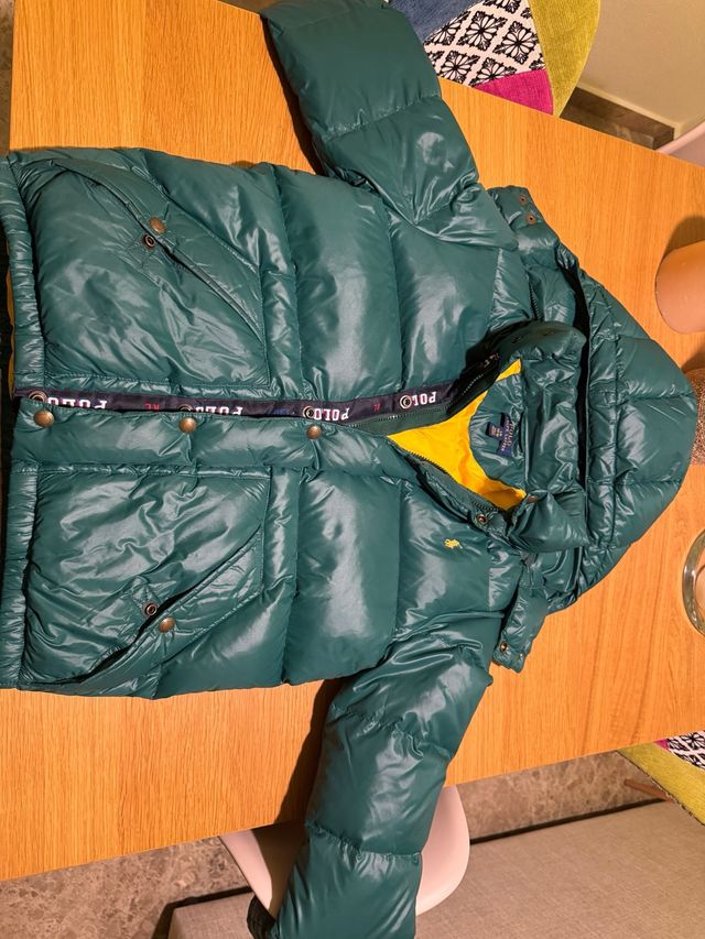 Abrigo Plumas Polo Ralph Lauren Verde, 14-16 años