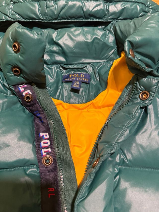 Abrigo Plumas Polo Ralph Lauren Verde, 14-16 años