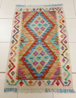 Tappeto Kilim afgano 92x61 cm lana