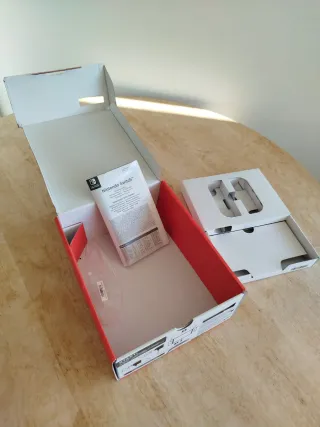 Nintendo Switch Oled blanca caja y manual  Tal c