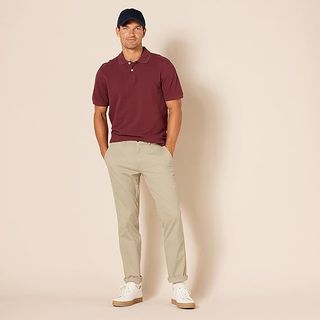 Pantalones Chinos Pitillo Elásticos 32W 28L