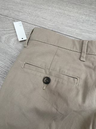 Pantalones Chinos Pitillo Elásticos 32W 28L