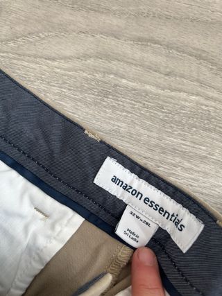 Pantalones Chinos Pitillo Elásticos 32W 28L