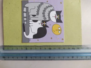 Quaderno Arbos ecologico gatti viola e verde