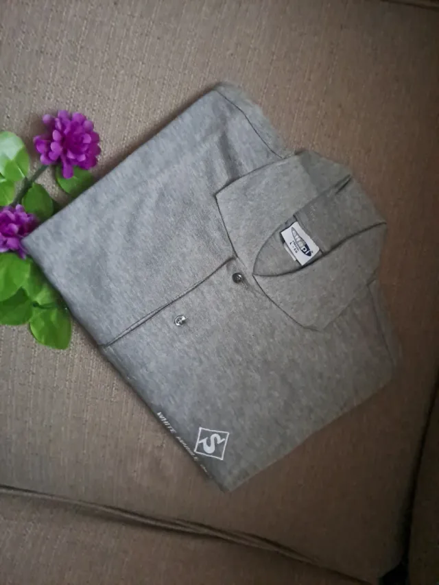 Polo da lavoro uomo grigio