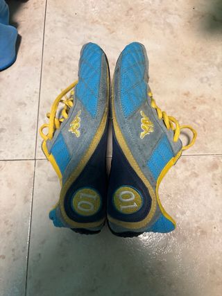 Zapatillas Kappa urbanas azul y amarillo