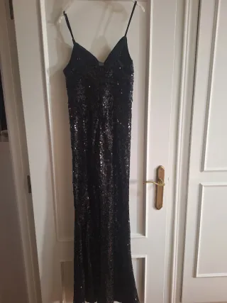 Mono fiesta lentejuelas negro