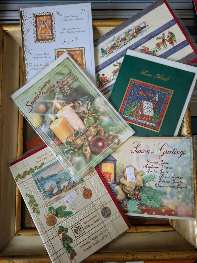 Vintage 30 Biglietti Auguri Natale