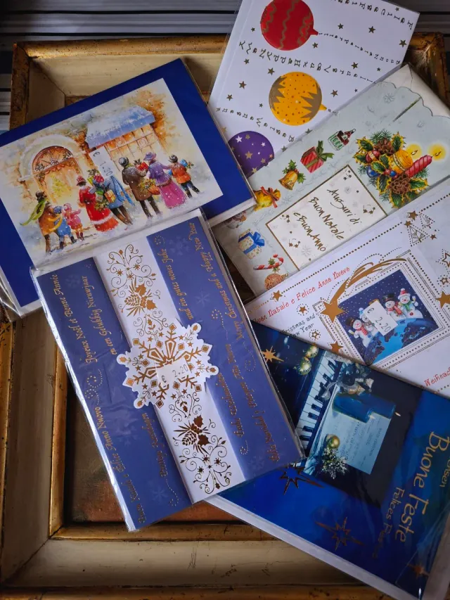 Vintage 30 Biglietti Auguri Natale