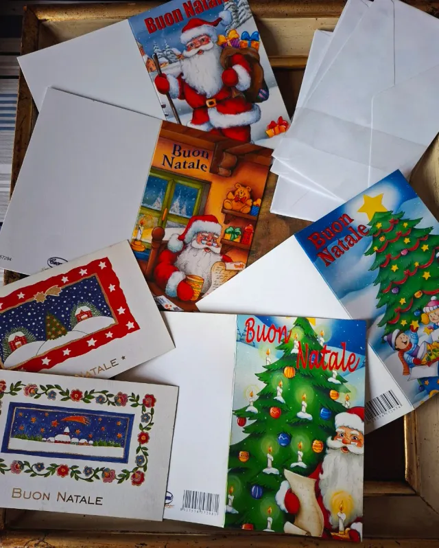 Vintage 30 Biglietti Auguri Natale