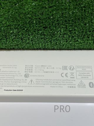 Báscula de baño con medición de doble frecuencia Xiaomi
