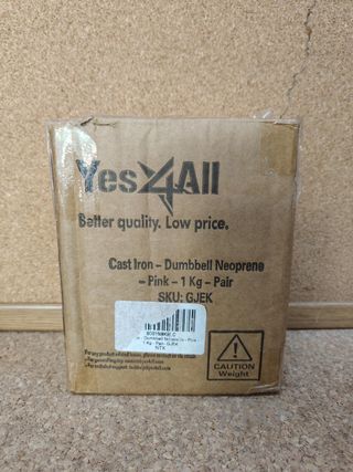 Par de mancuernas de neopreno 1kg