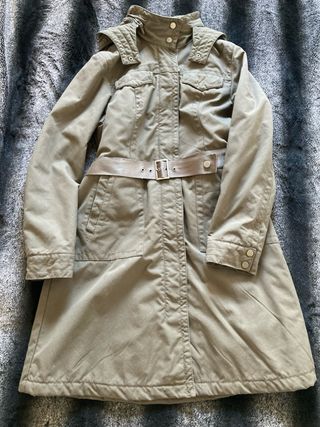 Abrigo verde mujer de H&M talla 44