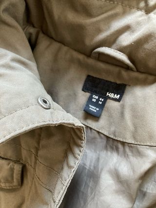Abrigo verde mujer de H&M talla 44