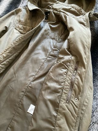 Abrigo verde mujer de H&M talla 44