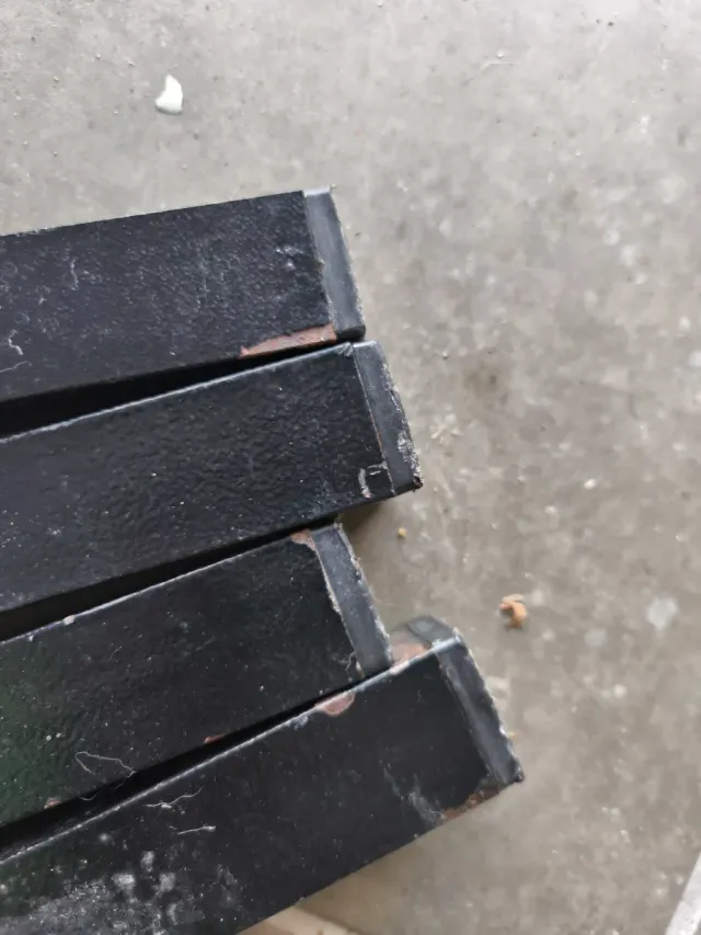 Somier de lamas metálico y madera