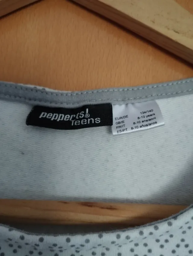 Vestido niña Pepperts manga larga estampado