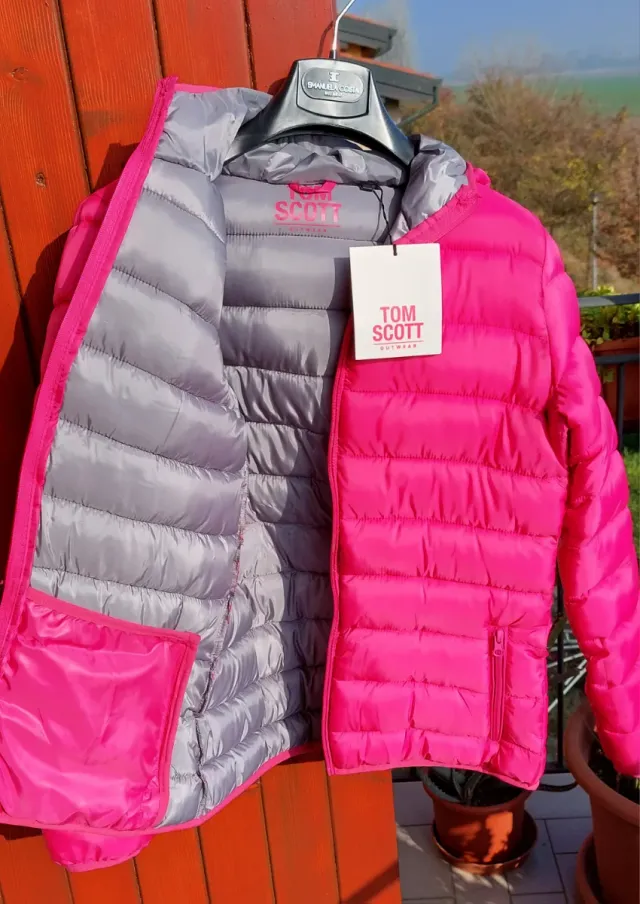 Piumino TOM SCOTT rosa fuxia