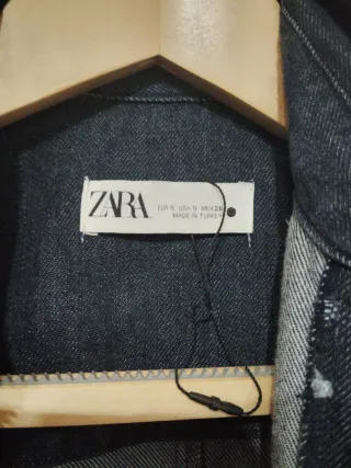 Vestido vaquero Zara cremallera