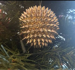 Pallina Natale Borchiata