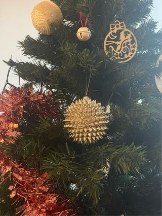 Pallina Natale Borchiata