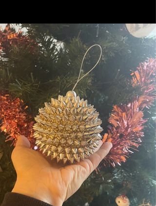 Pallina Natale Borchiata