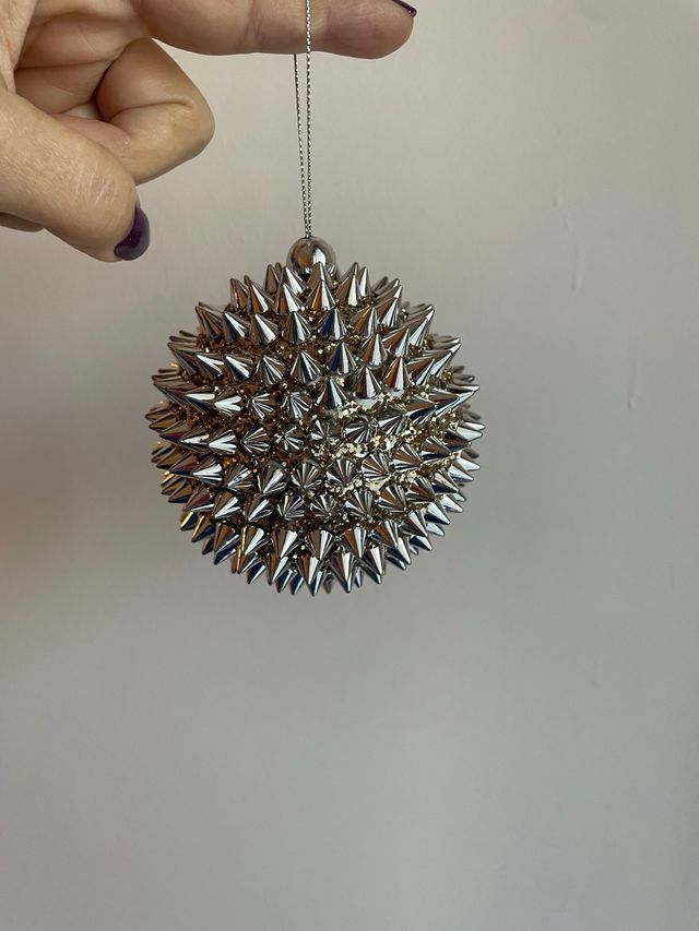 Pallina Natale Borchiata