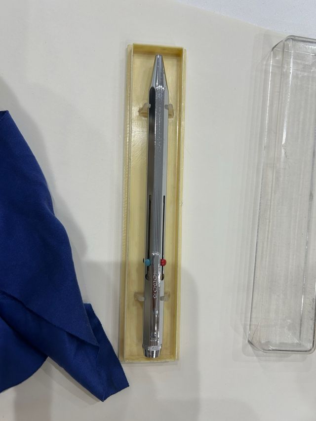 Bolígrafo ROBOT cromado vintage multifunción