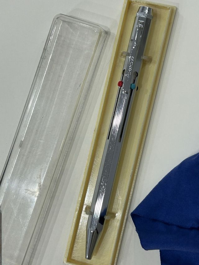 Bolígrafo ROBOT cromado vintage multifunción