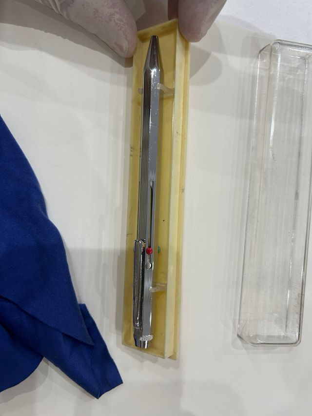 Bolígrafo ROBOT cromado vintage multifunción